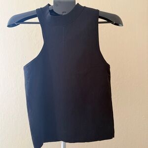 Mango Black Tank Top asymmetrical